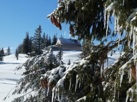 Tiefwinterlicher Blick auf das Annaberger Haus, © Karl Schachinger