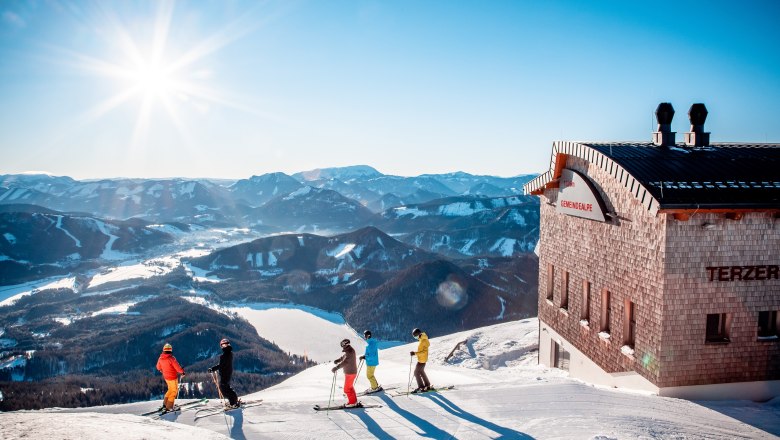 Panoramic view from Mt. Gemeindealpe, © Bergbahnen Mitterbach, Fred Lindmoser