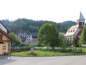 Mitterbach Dorfplatz, © Mostviertel