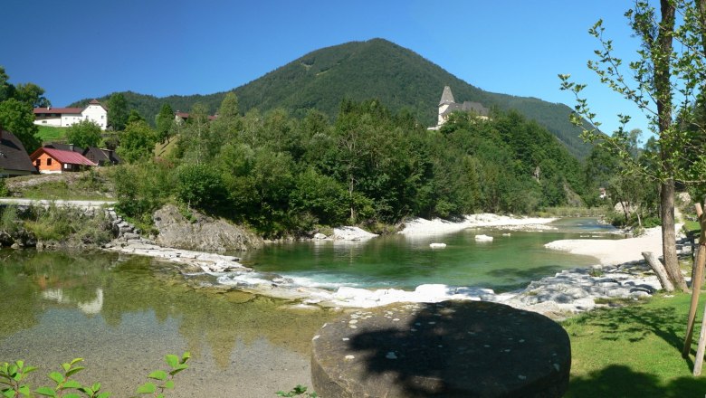 Das Strandbad lädt zur Abkühlung im kühlen Nass, © Gemeinde Hollenstein an der Ybbs