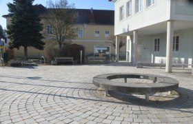 Dorfplatz Sankt Pantaleon, © Gemeinde St. Pantaleon