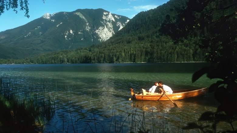 Der letzte Sonnenstrahl des Sommertages am Lunzer See., © (C)FotoLois.com, Alois Spandl