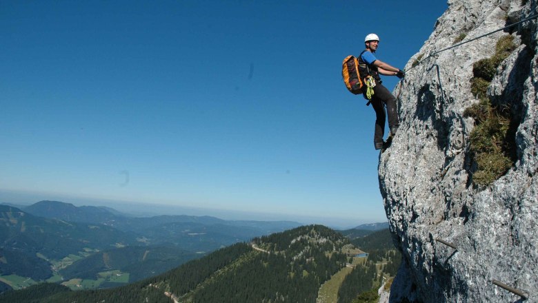 "Heli Kraft" via ferrata at Hochkar, © Hochkar Bergbahnen