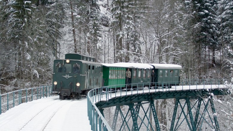 Télen népszerű: a Mikulással az Ötscherland-Express fedélzetén., © Edmund Egger