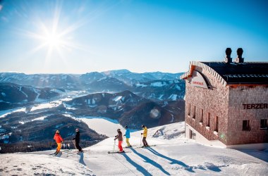 Panoramic view from Mt. Gemeindealpe, © Bergbahnen Mitterbach, Fred Lindmoser