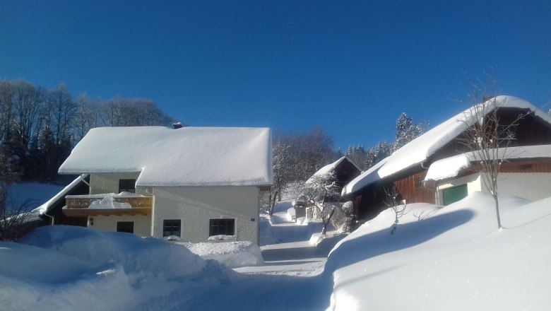 Hausansicht Winter, © Birgit Roseneder