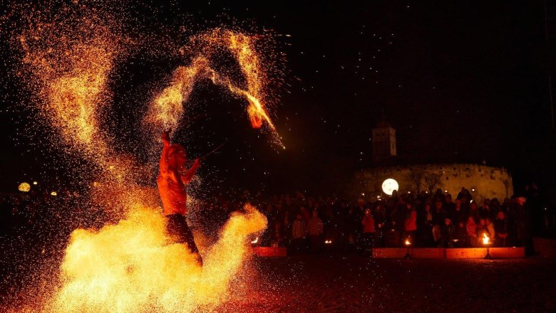 Feuershow, © Rupert Pessl