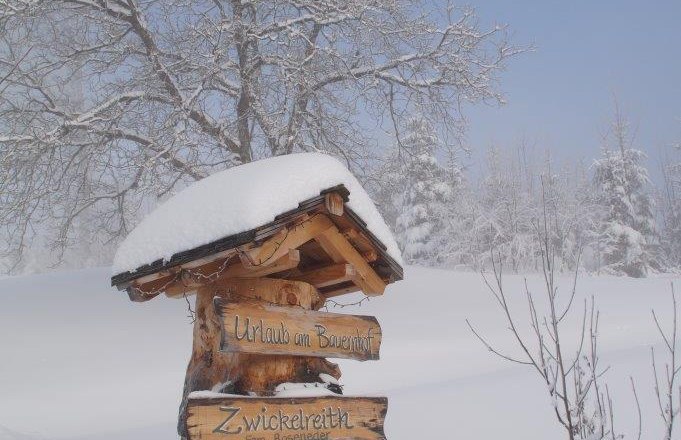 Winter im Zwickelreith, © Familie Roseneder