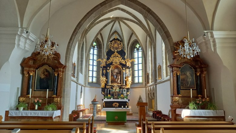 Altar der Pfarrkirche Gerolding, © ARGE Dunkelsteinerwald