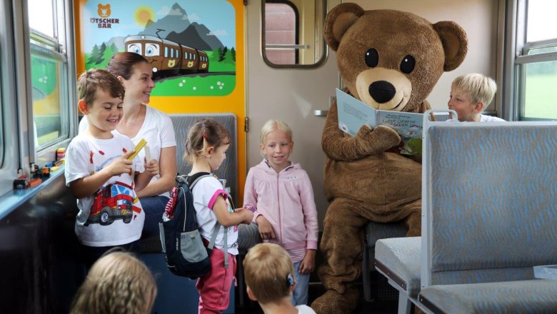 Familien-Erlebniszug Ötscherbär, © Niederösterreich Bahnen / Weinfranz.at