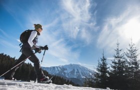 Schneeschuhwandern am Hochbärneck, © juergenthoma.com