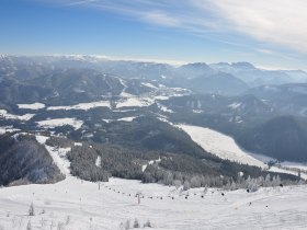 Gemeindealpe mit Blick auf Mitterbach im Winter, © Reini Weber