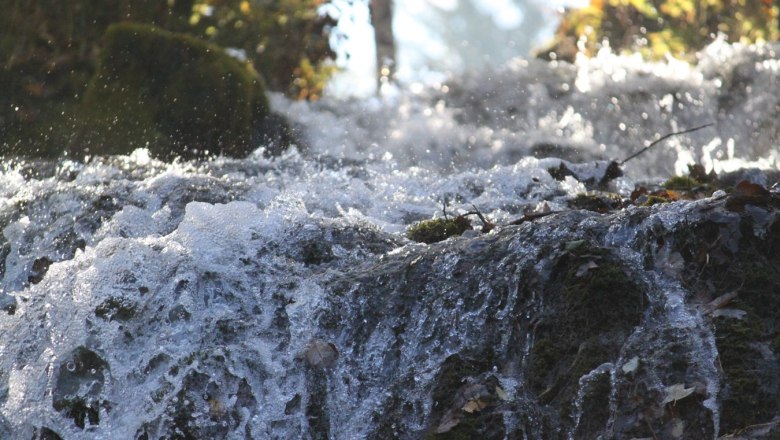 Wasserfall ganz groß, © Gemeinde Hohenberg