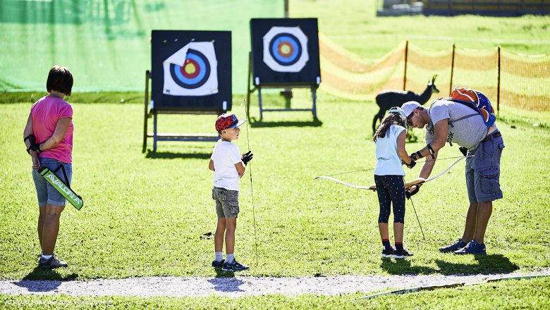 Mit der Familie auf Erlebnistour in Lackenhof - Bogensportplatz, © (C)FotoLois.com, Alois Spandl