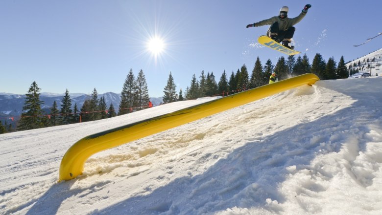 Snowpark Gemeindealpe, © Bergbahnen Mitterbach