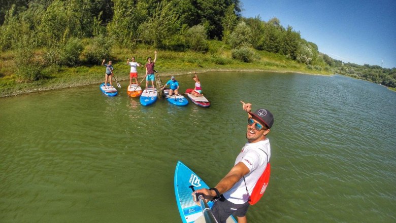 SUP Beach & Wassersportzentrum Wallsee, © WSZ Wallsee