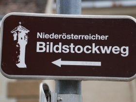 Bildstockwegtafel / Wegweiser, © Mostviertel