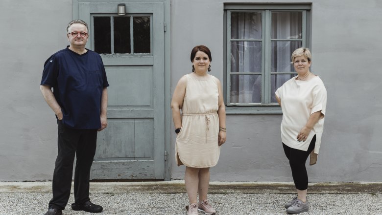 Katharina Alice und Rainer Melichar, Elisabeth Melichar-Haimeder, © Niederösterreich Werbung/David Schreiber