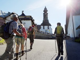 Pilgergruppe am Weg zur Wallfahtskirche Annaberg, © Mostviertel - Via Sacra