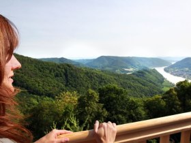 Ausblick von der Burgruine Aggstein, © Mostviertel Tourismus/Weinfranz.at