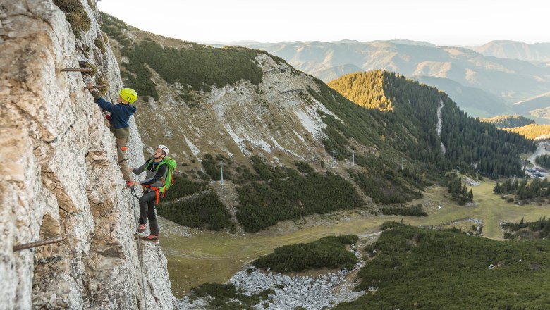 "Heli Kraft" via ferrata at Hochkar, © Martin Fülop