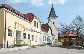 Ortsplatz Stössing, © Gemeinde Stössing