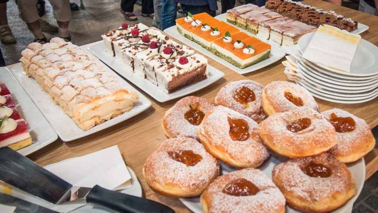 Köstliche Mehlspeisen im Bauernhofcafé, © Wurzers Kürbishof