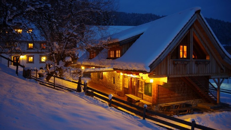 Aussenansicht Moarhof Winter, © Feriengut Moarhof