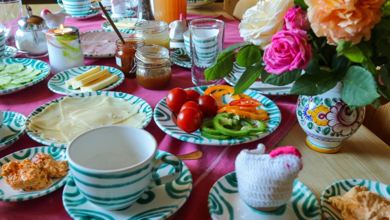 Köstliches Frühstück mit regionalen Produkten, © Auer Hannes