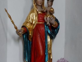 Marienfigur Pfarrkirche zum Hl. Nikolaus Mauthausen, © Mostviertel - Jakobsweg